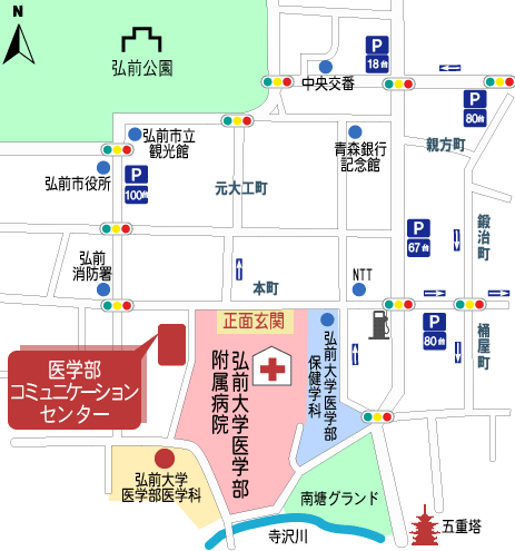 会場のご案内 東北 弘前大学医学部コミュニケーションセンター 講演会 各支部 日本内科学会